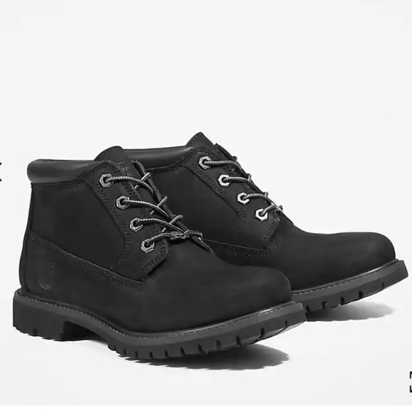 NIB Timberland Women's Nellie Warm Waterproof Chukka Boot in Black. Size 8.5 - Picture 1 of 14
